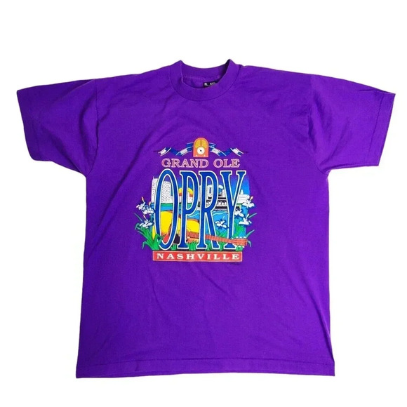 Vintage Grand Ole Opry Nashville T-Shirt Men's Size Large Single Stitch - Picture 1 of 7